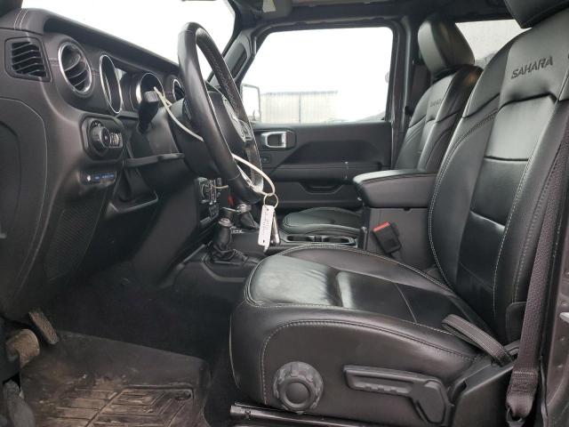 1C4JJXP6XMW643026 - 2021 JEEP WRANGLER U SAHARA 4XE GRAY photo 7