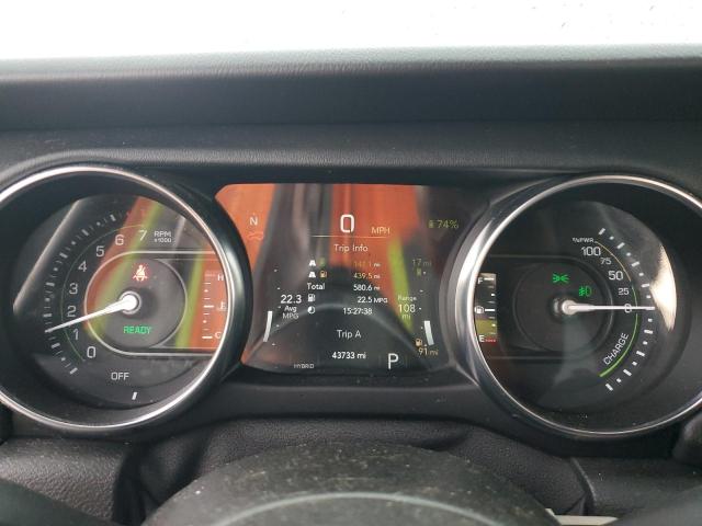 1C4JJXP6XMW643026 - 2021 JEEP WRANGLER U SAHARA 4XE GRAY photo 9