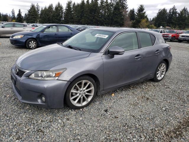 JTHKD5BHXD2136643 - 2013 LEXUS CT 200 GRAY photo 1