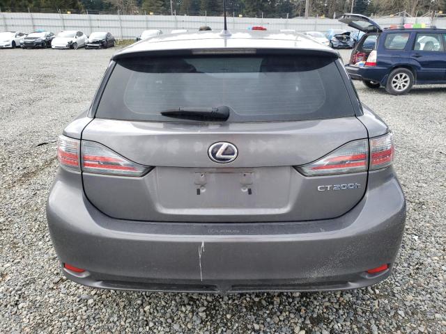 JTHKD5BHXD2136643 - 2013 LEXUS CT 200 GRAY photo 6