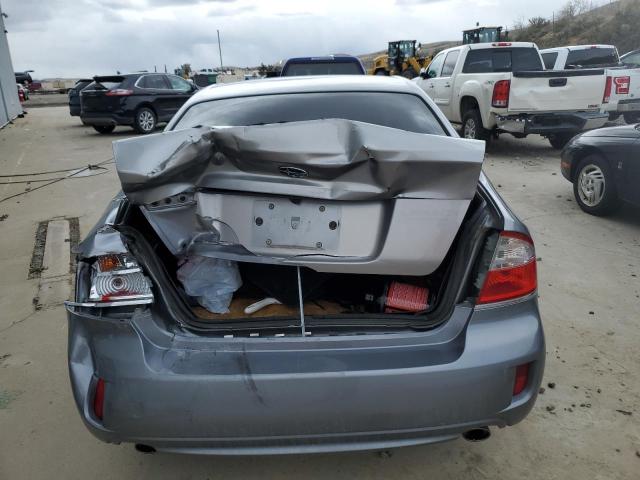 4S3BL616586205652 - 2008 SUBARU LEGACY 2.5I SILVER photo 6