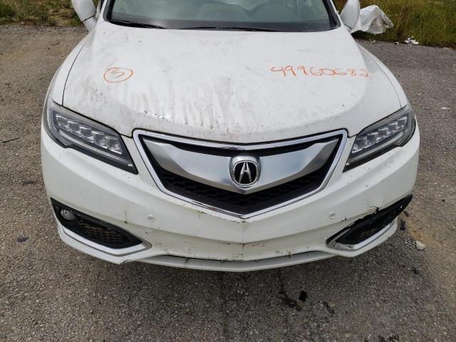 5J8TB4H79HL034031 - 2017 ACURA RDX ADVANCE WHITE photo 7