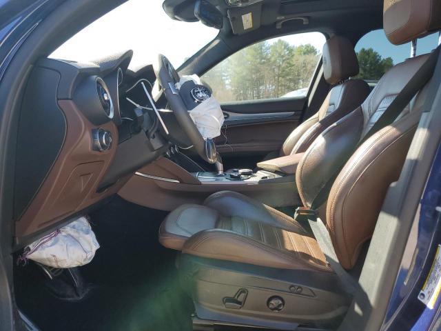 ZASFAKNN2J7C17637 - 2018 ALFA ROMEO STELVIO TI SPORT BLUE photo 7