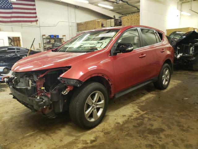 2T3RFREV2FW394751 - 2015 TOYOTA RAV4 XLE RED photo 1