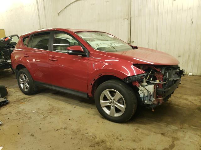 2T3RFREV2FW394751 - 2015 TOYOTA RAV4 XLE RED photo 4