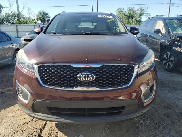 5XYPG4A38HG204660 - 2017 KIA SORENTO LX MAROON photo 5