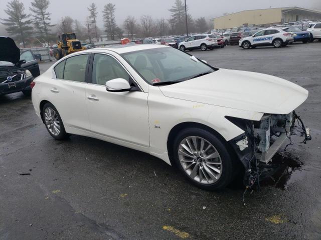 JN1EV7AR2KM555091 - 2019 INFINITI Q50 LUXE WHITE photo 4