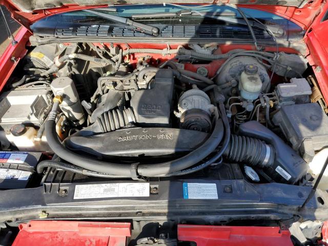 1GTCS1955Y8292818 - 2000 GMC SONOMA RED photo 11