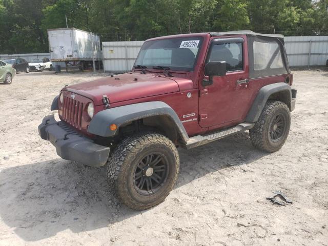 1C4AJWAG1CL286475 - 2012 JEEP WRANGLER SPORT BURGUNDY photo 1