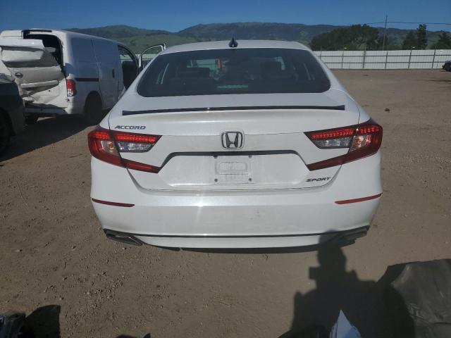 1HGCV1F30MA046953 - 2021 HONDA ACCORD SPORT WHITE photo 6