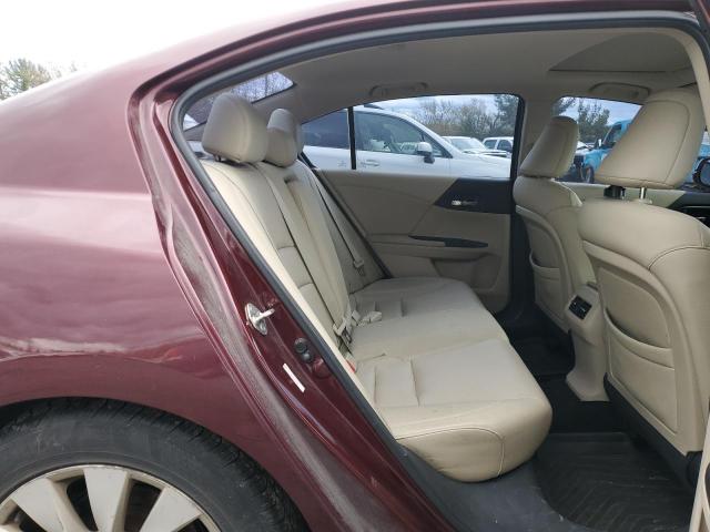 1HGCR3F88EA001451 - 2014 HONDA ACCORD EXL BURGUNDY photo 10