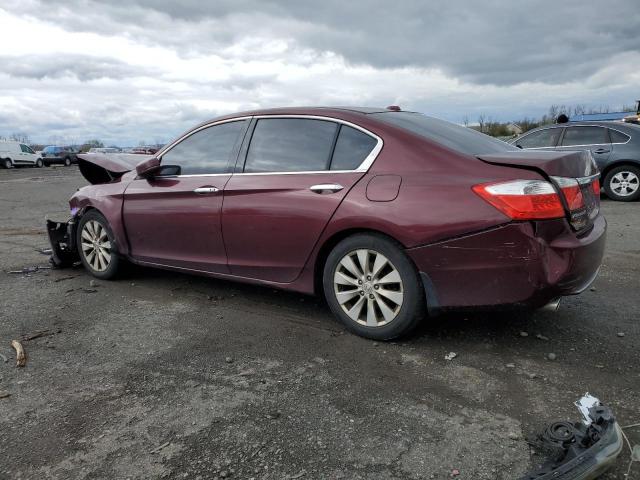 1HGCR3F88EA001451 - 2014 HONDA ACCORD EXL BURGUNDY photo 2