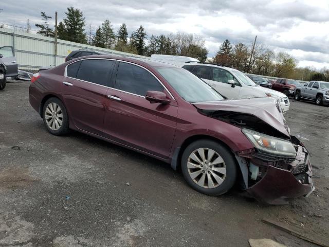 1HGCR3F88EA001451 - 2014 HONDA ACCORD EXL BURGUNDY photo 4