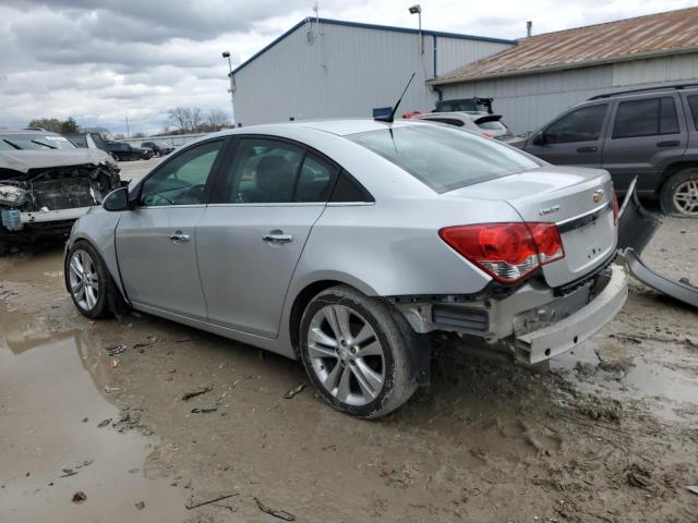 1G1PG5SB8D7144925 - 2013 CHEVROLET CRUZE LTZ SILVER photo 2