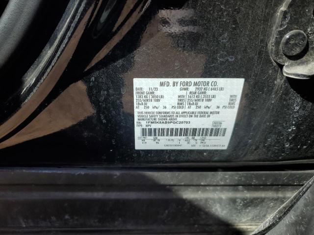 1FM5K8AB9PGC20703 - 2023 FORD EXPLORER POLICE INTERCEPTOR 黑色 照片 14