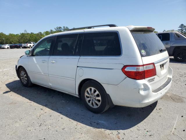 5FNRL38846B108352 - 2006 HONDA ODYSSEY TOURING WHITE photo 2