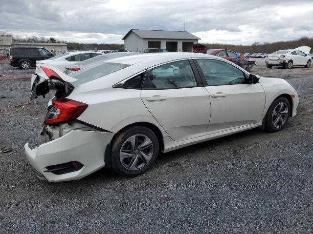 2HGFC2F66LH502442 - 2020 HONDA CIVIC LX WHITE photo 3