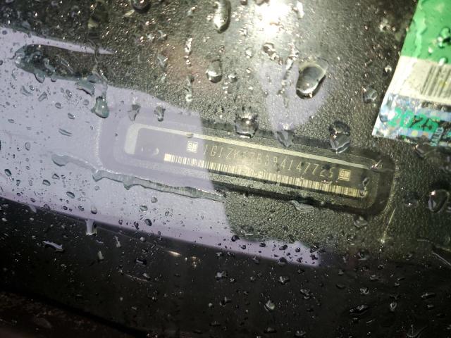 1G1ZK57B394147725 - 2009 CHEVROLET MALIBU LTZ ნაცრისფერი ფოტო 12