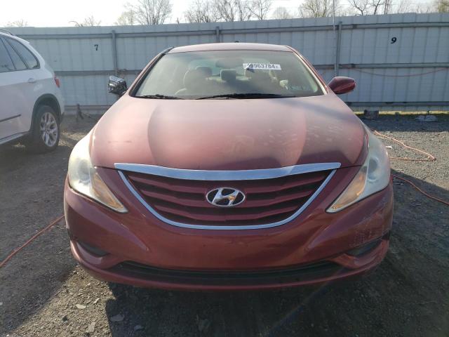 5NPEB4AC3CH438146 - 2012 HYUNDAI SONATA GLS RED photo 5