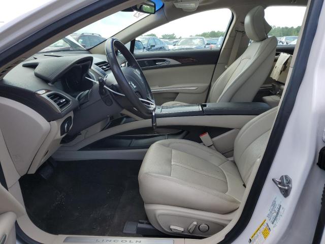 3LN6L2JKXGR604562 - 2016 LINCOLN MKZ WHITE photo 7