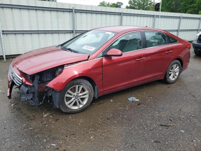 5NPE24AF1FH143481 - 2015 HYUNDAI SONATA SE RED photo 1