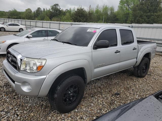 3TMJU62N18M053030 - 2008 TOYOTA TACOMA DOUBLE CAB PRERUNNER SILVER photo 1