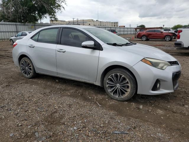 5YFBURHEXFP222903 - 2015 TOYOTA COROLLA L SILVER photo 4