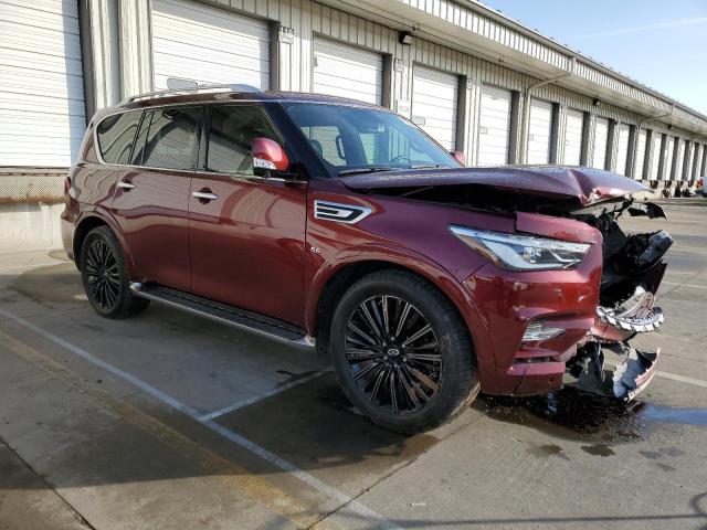 JN8AZ2NE4L9251506 - 2020 INFINITI QX80 LUXE BURGUNDY photo 4