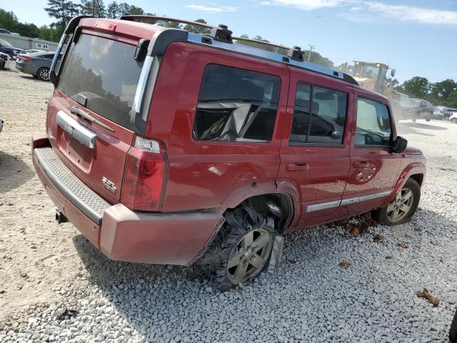 1J8HG58276C299553 - 2006 JEEP COMMANDER LIMITED RED photo 3