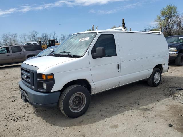 1FTNE1EW2DDA71418 - 2013 FORD ECONOLINE E150 VAN WHITE photo 1