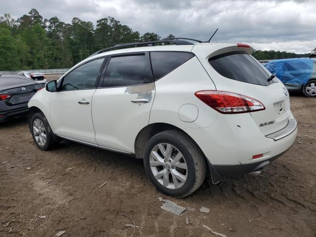 JN8AZ1MUXBW065620 - 2011 NISSAN MURANO S WHITE photo 2