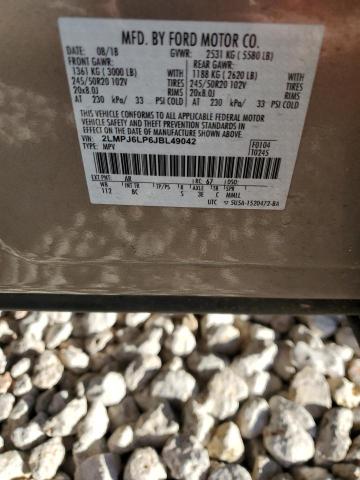 2LMPJ6LP6JBL49042 - 2018 LINCOLN MKX RESERVE بيج صورة 14