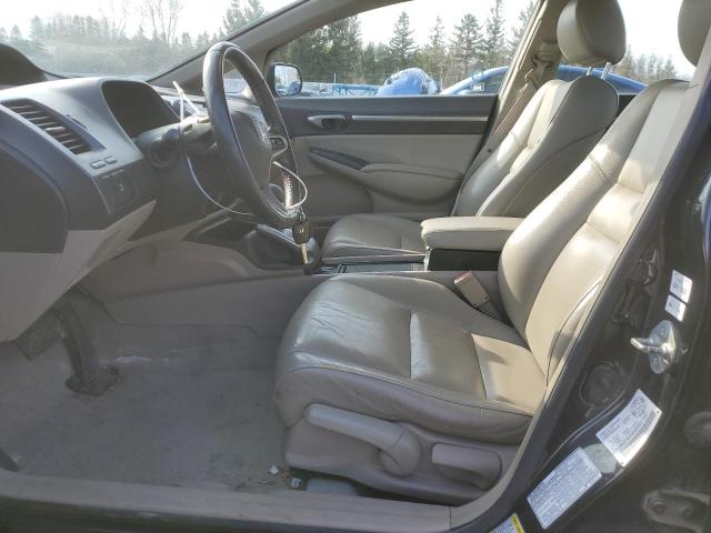 2HGFA16049H017947 - 2009 HONDA CIVIC EXL შავი ფოტო 7