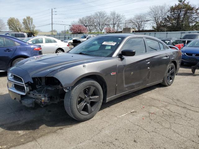 2C3CDXBG5EH344645 - 2014 DODGE CHARGER SE GRAY photo 1