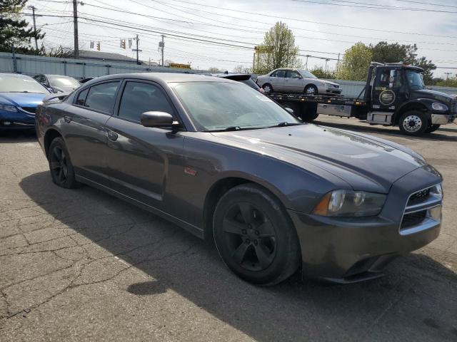 2C3CDXBG5EH344645 - 2014 DODGE CHARGER SE GRAY photo 4