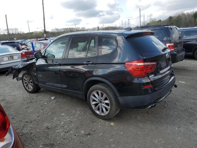 5UXWX9C51E0D43894 - 2014 BMW X3 XDRIVE28I BLACK photo 2