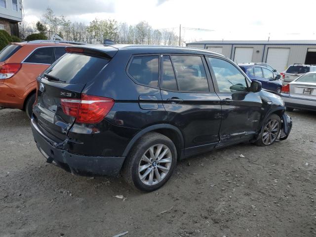 5UXWX9C51E0D43894 - 2014 BMW X3 XDRIVE28I BLACK photo 3