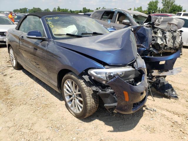 WBA1L9C54GV325879 - 2016 BMW 228 XI SULEV BLUE photo 1