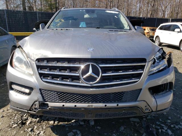 4JGDA5HB3EA433147 - 2014 MERCEDES-BENZ ML 350 4MATIC GRAY photo 5