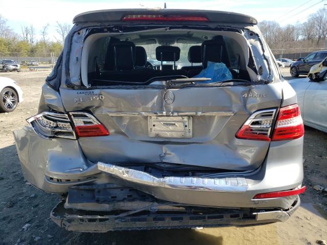 4JGDA5HB3EA433147 - 2014 MERCEDES-BENZ ML 350 4MATIC GRAY photo 6
