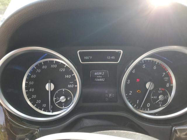 4JGDA5HB3EA433147 - 2014 MERCEDES-BENZ ML 350 4MATIC GRAY photo 9