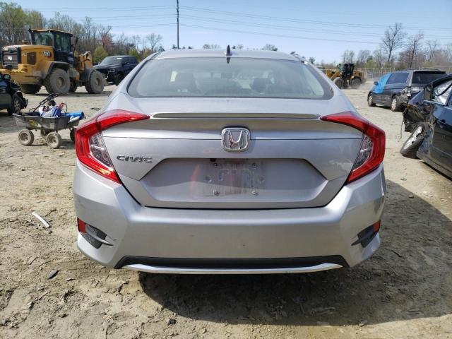 2HGFC1F74MH702465 - 2021 HONDA CIVIC EXL ვერცხლისფერი ფოტო 6