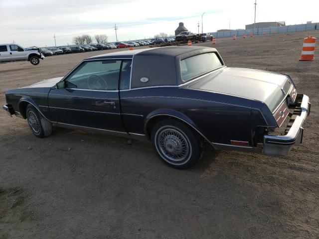 1G4AZ57Y4EE440652 - 1984 BUICK RIVIERA BLUE photo 2