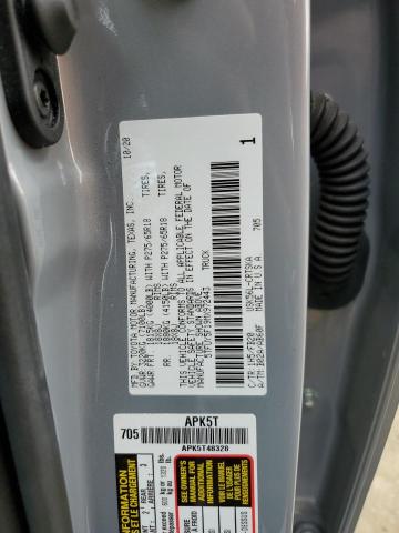 5TFUY5F19MX972443 - 2021 TOYOTA TUNDRA DOUBLE CAB SR/SR5 TURQUOISE photo 12