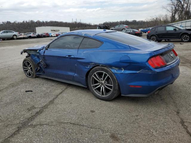 1FA6P8TH5H5333711 - 2017 FORD MUSTANG BLUE photo 2