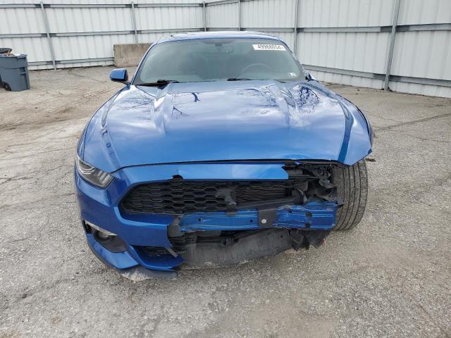 1FA6P8TH5H5333711 - 2017 FORD MUSTANG BLUE photo 5