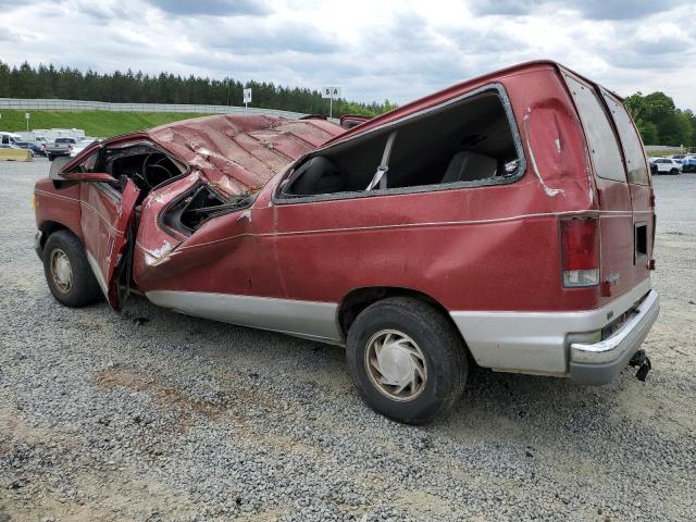 1FMEE1161VHA61197 - 1997 FORD ECONOLINE E150 RED photo 2