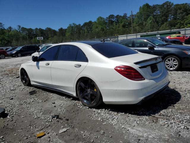 WDDUG7JB6HA285742 - 2017 MERCEDES-BENZ S 63 AMG WHITE photo 2