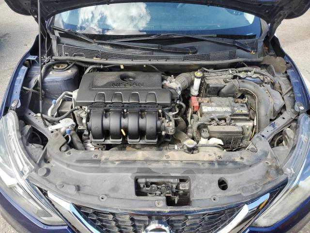 3N1AB7AP4HY306898 - 2017 NISSAN SENTRA S BLUE photo 11