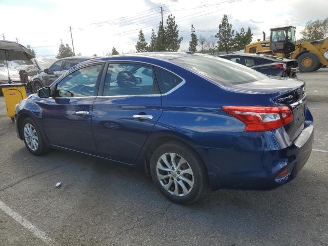 3N1AB7AP4HY306898 - 2017 NISSAN SENTRA S BLUE photo 2